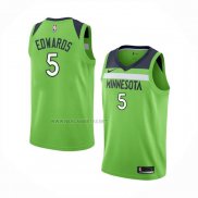 Camiseta Minnesota Timberwolves Anthony Edwards NO 5 Statement Verde