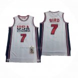 Camiseta USA 1992 Larry Bird NO 7 Blanco1