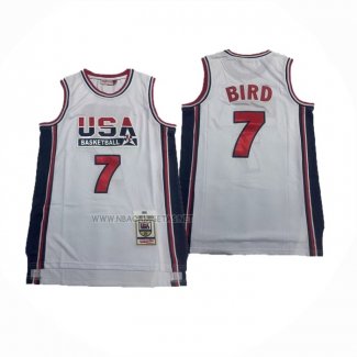 Camiseta USA 1992 Larry Bird NO 7 Blanco1