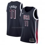 Camiseta USA 2024 Joel Embiid NO 11 Azul