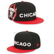 Gorra Chicago Bulls Ciudad Edition Negro Rojo