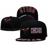 Gorra Chicago Bulls Adjustbale Snapback Negro Rojo