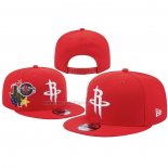 Gorra Houston Rockets Adjustable Icon 9FIFTY Snapback Rojo