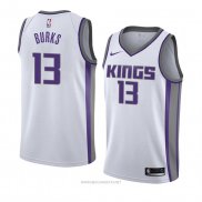 Camiseta Sacramento Kings Alec Burks NO 13 Association 2018 Blanco