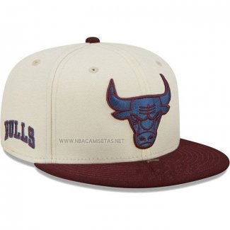 Gorra Chicago Bulls New Era 59FIFTY Crema