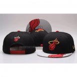 Gorra Miami Heat Adjustable Snapback Negro Gris