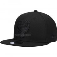 Gorra Chicago Bulls Black On Black 9FIFTY Snapback Negro