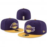 Gorra Los Angeles Lakers Unadjustable New Era 59FIFTY Violeta