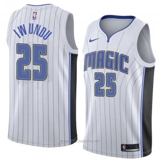 Camiseta Orlando Magic Wes Iwundu NO 25 Association 2018 Blanco