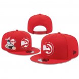 Gorra Atlanta Hawks Adjustable 9FIFTY Rojo