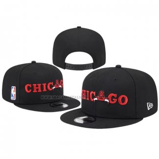 Gorra Chicago Bulls Adjustable New Era 9FIFTY Negro