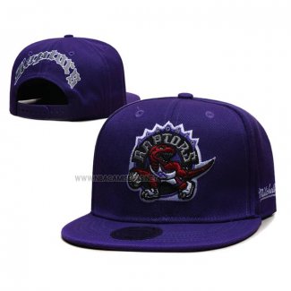 Gorra Toronto Raptors English Dropback Snapback Violeta