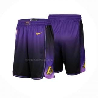 Pantalone Los Angeles Lakers Ciudad 2024-25 Violeta