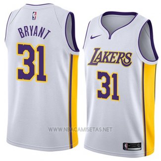 Camiseta Los Angeles Lakers Thomas Bryant NO 31 Association 2018 Blanco