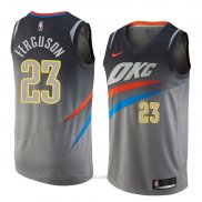 Camiseta Oklahoma City Thunder Terrance Ferguson NO 23 Ciudad 2018 Gris