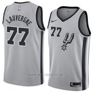 Camiseta San Antonio Spurs Joffrey Lauvergne NO 77 Statement 2018 Gris