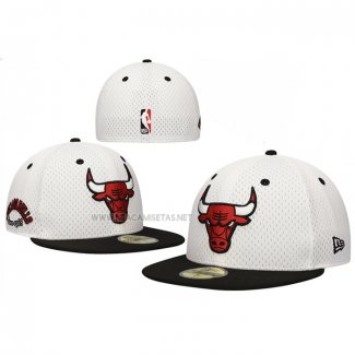 Gorra Chicago Bulls Unadjustable New Era 59FIFTY Blanco