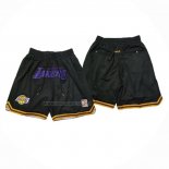 Pantalone Los Angeles Lakers Retro Just Don 2024 Negro