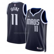 Camiseta Dallas Mavericks Kyrie Irving NO 11 Statement 2022-23 Azul