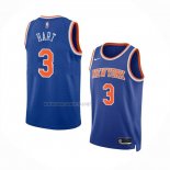 Camiseta New York Knicks Josh Hart NO 3 Icon Azul