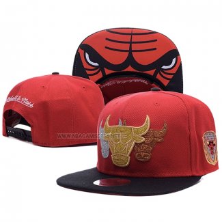 Gorra Chicago Bulls Adjustable Mitchell & Ness 9FIFTY Rojo