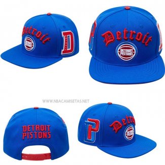 Gorra Detroit Pistons Old English Snapback Azul