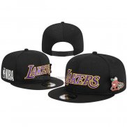 Gorra Los Angeles Lakers Post-Up Pin Mesh 9FIFTY Snapback Negro