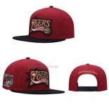 Gorra Philadelphia 76ers 40th Anniversary Mitchell & Ness Rojo