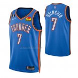 Camiseta Oklahoma City Thunder Chet Holmgren NO 7 Icon Azul