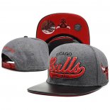 Gorra Chicago Bulls Mitchell & Ness Gris Rojo