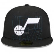 Gorra Utah Jazz 2023 NBA Draft 59FIFTY Snapback Negro