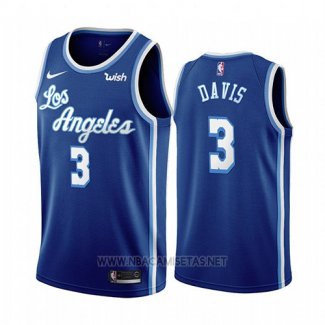 Camiseta Los Angeles Lakers Anthony Davis Classic 2019-20 Azul