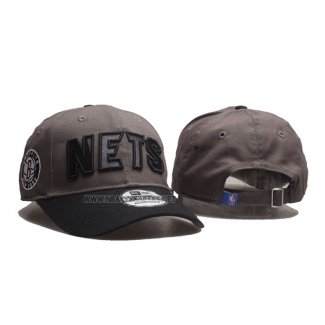 Gorra Brooklyn Nets Adjustable 9TWENTY Marron