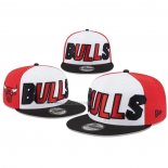 Gorra Chicago Bulls Adjustable 9FIFTY Blanco Rojo