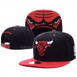 Gorra Chicago Bulls Negro Rojo4