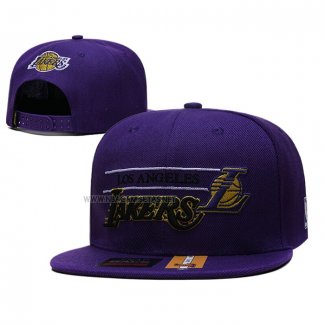 Gorra Los Angeles Lakers Adjustable Violeta