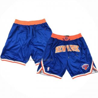 Pantalone New York Knicks Just Don Azul1