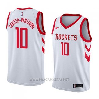 Camiseta Houston Rockets Michael Carter-williams NO 10 Association 2018 Blanco