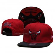 Gorra Chicago Bulls Negro Rojo3