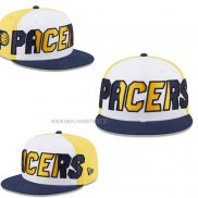 Gorra Indiana Pacers 9FIFTY Snapback Blanco Amarillo Azul