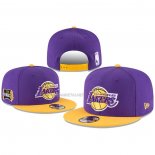 Gorra Los Angeles Lakers 2020 Finals Violeta Amarillo