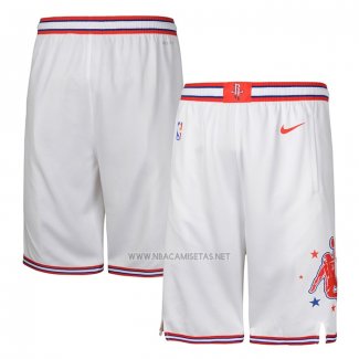 Pantalone Houston Rockets Ciudad 2023-24 Blanco