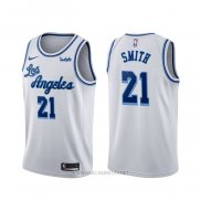 Camiseta Los Angeles Lakers J.r. Smith NO 21 Classic 2020 Blanco