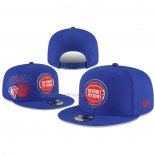 Gorra Detroit Pistons Adjustable 75th Azul