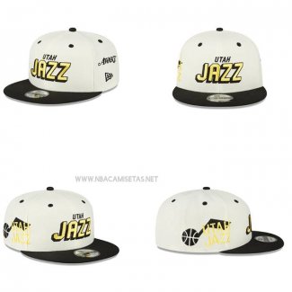 Gorra Utah Jazz Crema