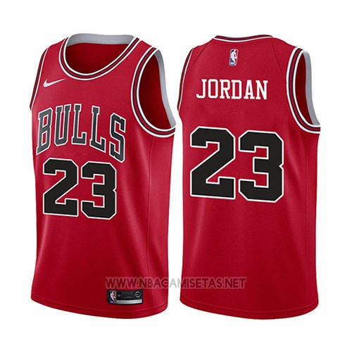 frio cafetería Refinería Camiseta Nino Chicago Bulls Michael Jordan NO 23 2017-18 Rojo